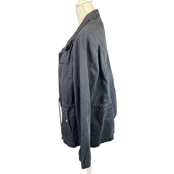 Old navy navy blue utility jacket coat casual neutral gorpcore preppy - Picture 3 of 6